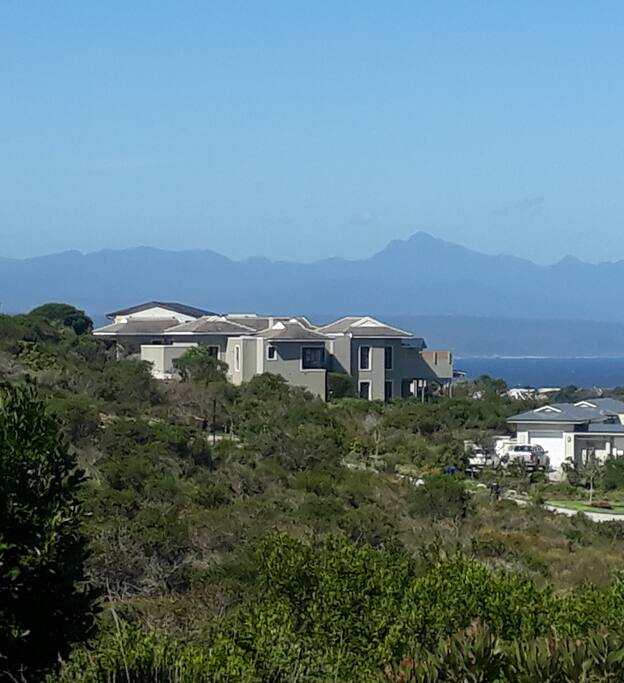 mountain and sea view