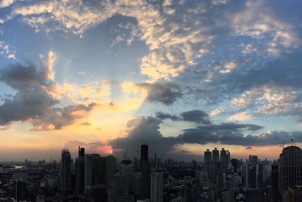Spectacular views which change every day. They rarely disappoint!