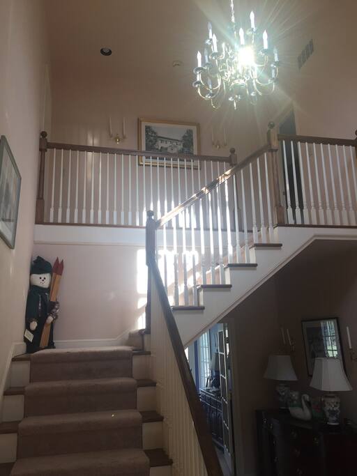 Stairs to bedrooms