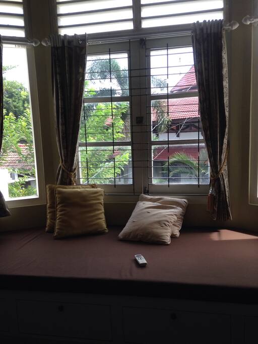 The nook facing the greenery
