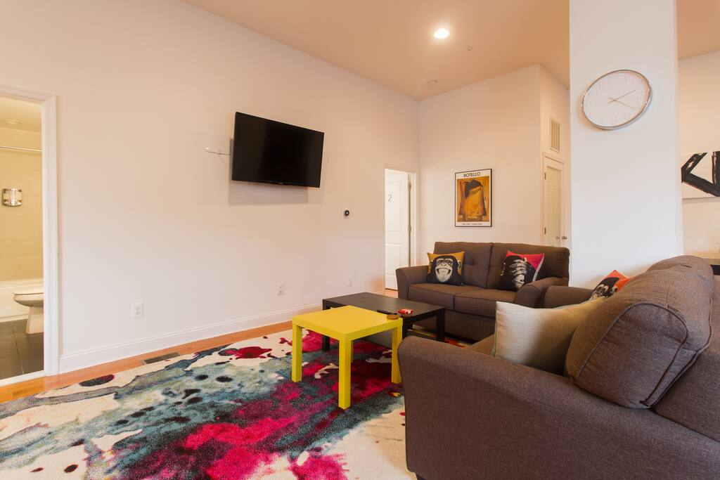 A 50” UHD Smart TV to catch local channels, or sign into your Netflix and catch up on that favorite show.