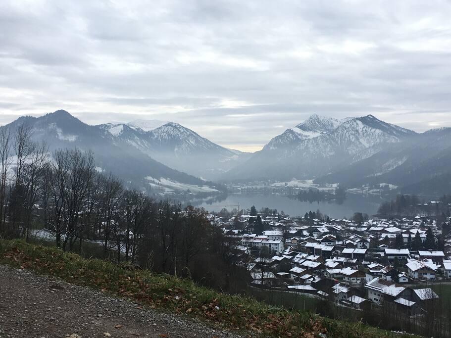Aussichtspunkt oberhalb vom Haus