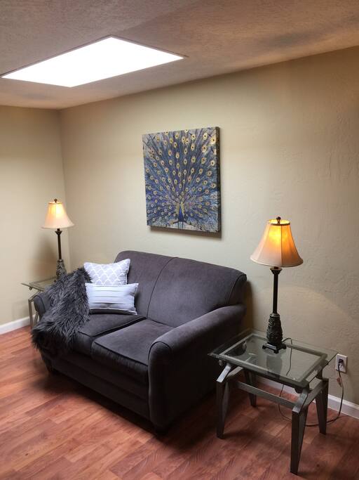 Natural lighted sitting area