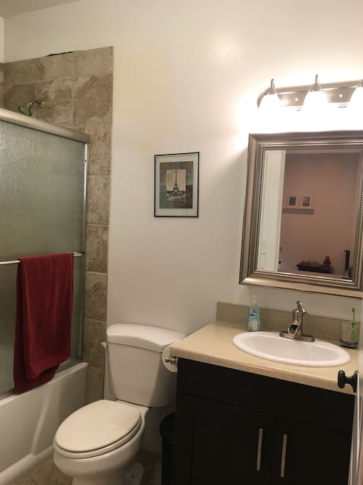 Private attached bathroom
