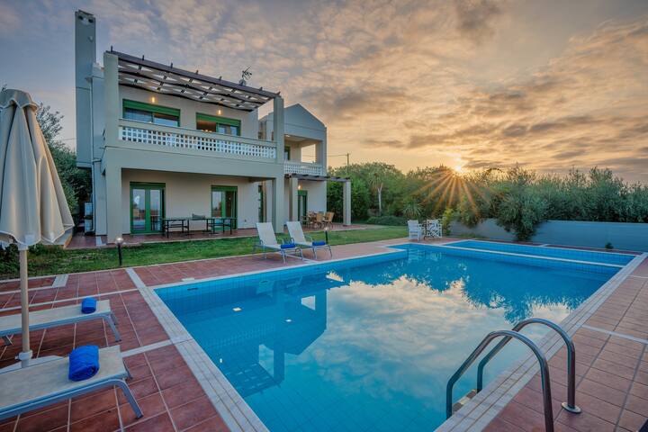 Villa Panorama | Panoramic seaview of Rethymno