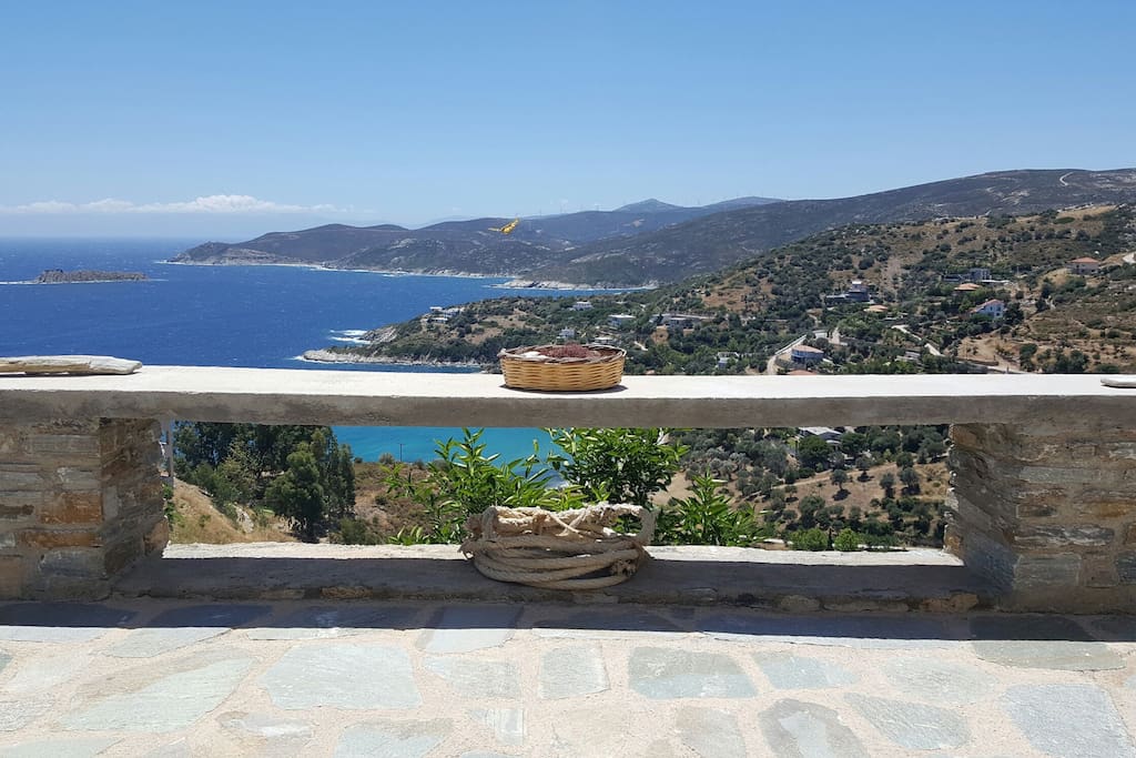 View from the yard-balcony