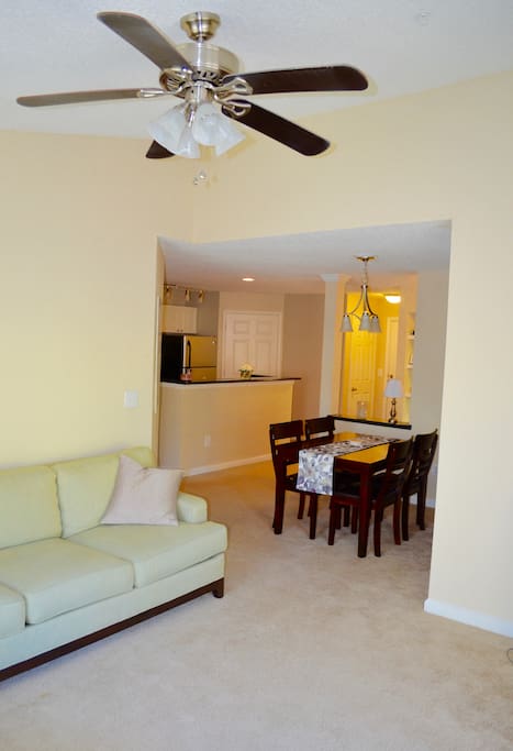 Living and dining room
