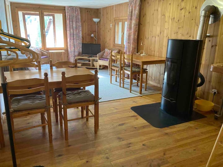 La Petite Pepio Chaleureux T2 à Névache Avec Wifi - Névache