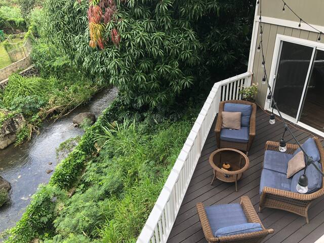 Private stream side valley getaway