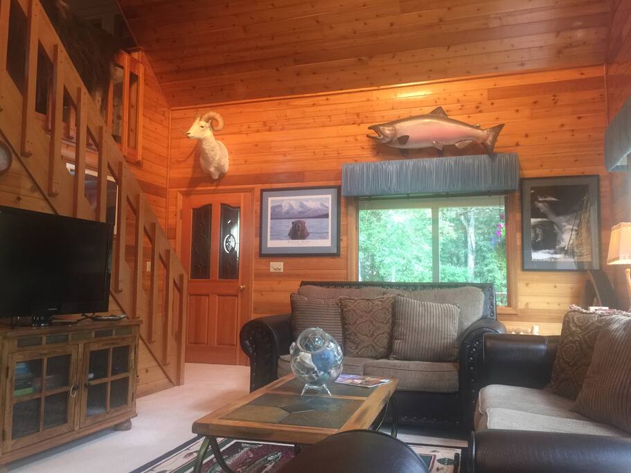 One of two living rooms.