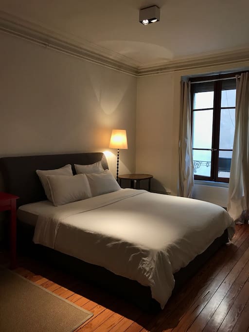 Bedroom with king bed
