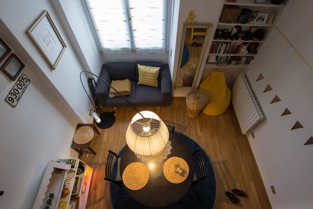 The view from the mezzanine