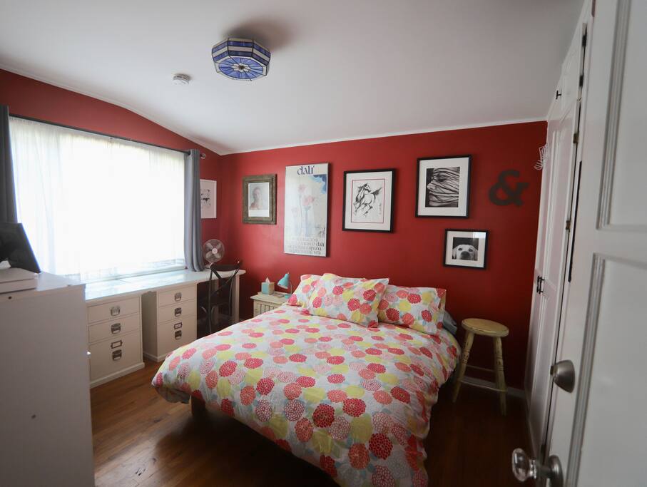 Private Bedroom with desk and workspace
