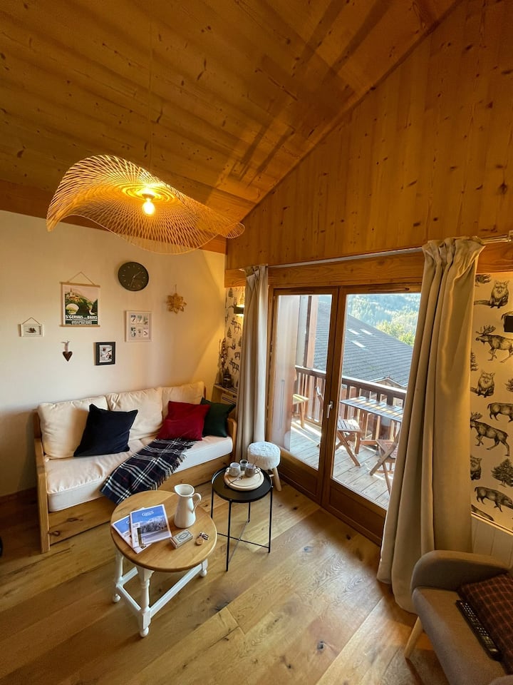 Le Nid St-gervais - Charmant Duplex Vue Montagne - Saint-Gervais-les-Bains