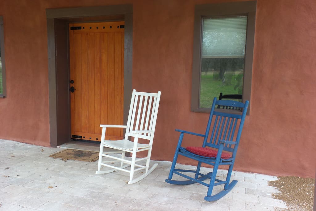 Strawbale House front porch