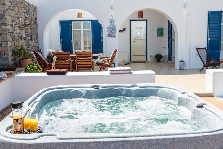 Villa Othis: 2villas 2pools+Jacuzzi sea view Paros gallery image 4