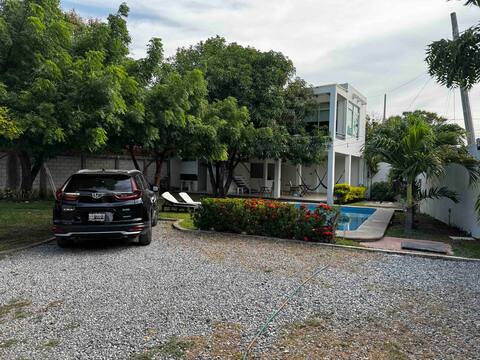 Exclusive new house with a pool.