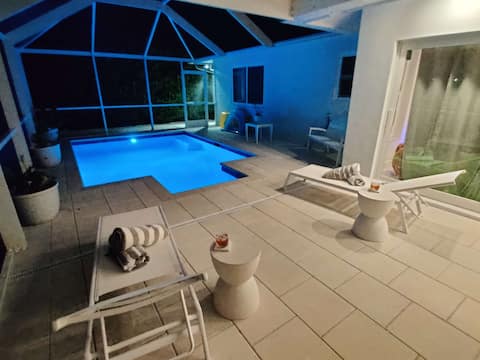 Top performing Airbnb: Luminous house with lake view and heated pool in Marco Island
