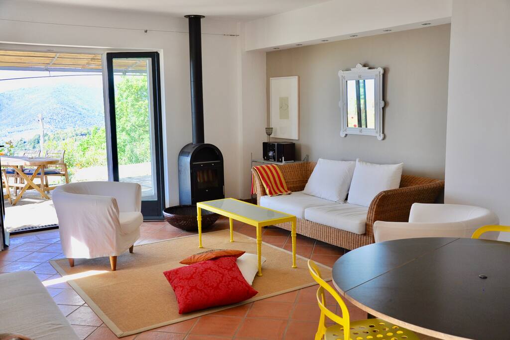 Sofaecke im Wohnraum,Meerblick