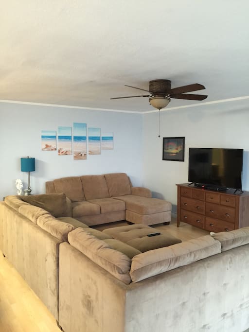 Enjoy the new TV, DVD player and DVD's.