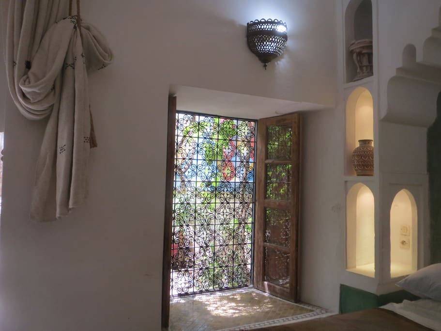 View of the courtyard garden