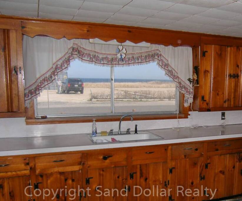 View of water from kitchen