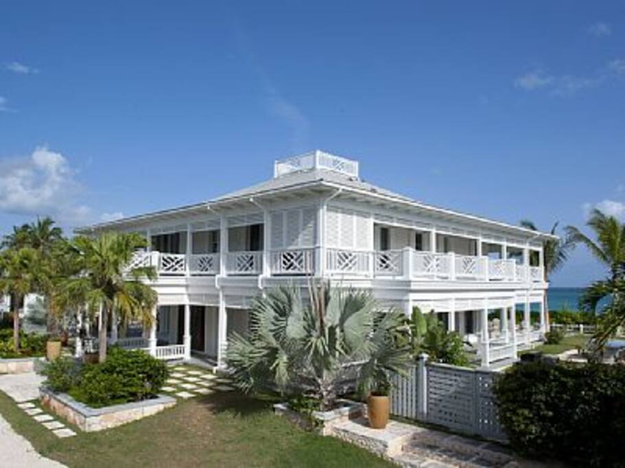 Lush Life house from driveway.