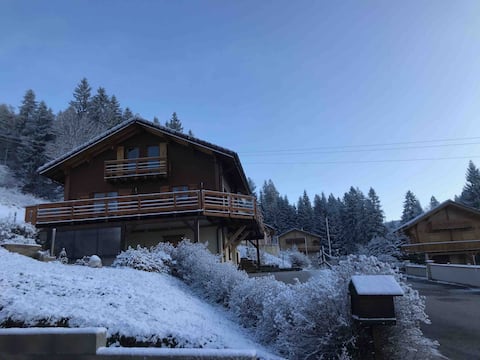 Studio dans un chalet avec terrasse privative