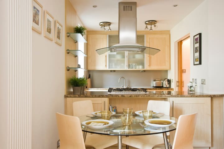 Central yet quiet with parking