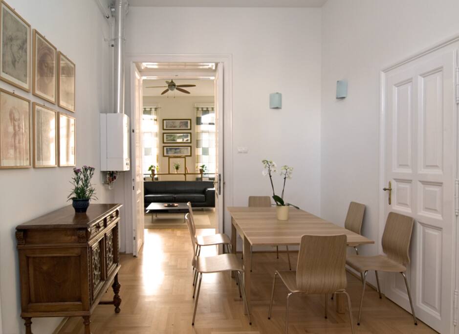 Hall and Dining Room