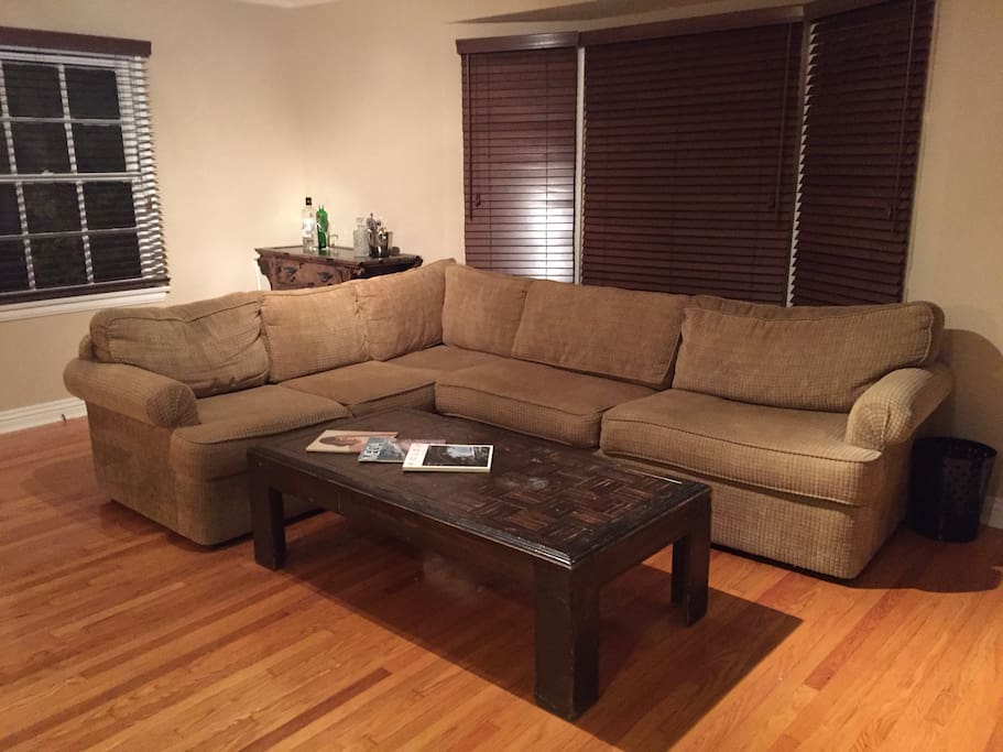 Living Room - Large Sectional Couch