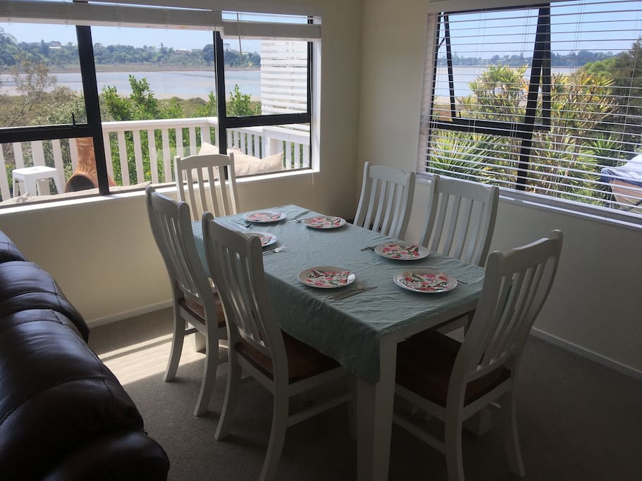 The dining room