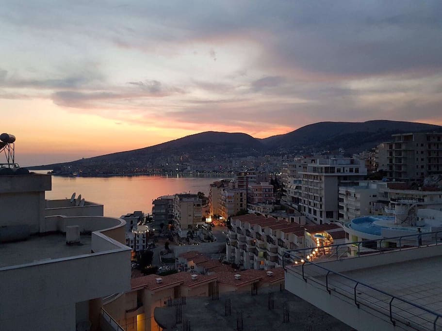 Sunset - Saranda bay