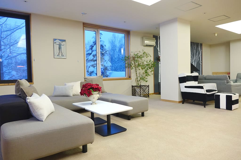 The common area living room
