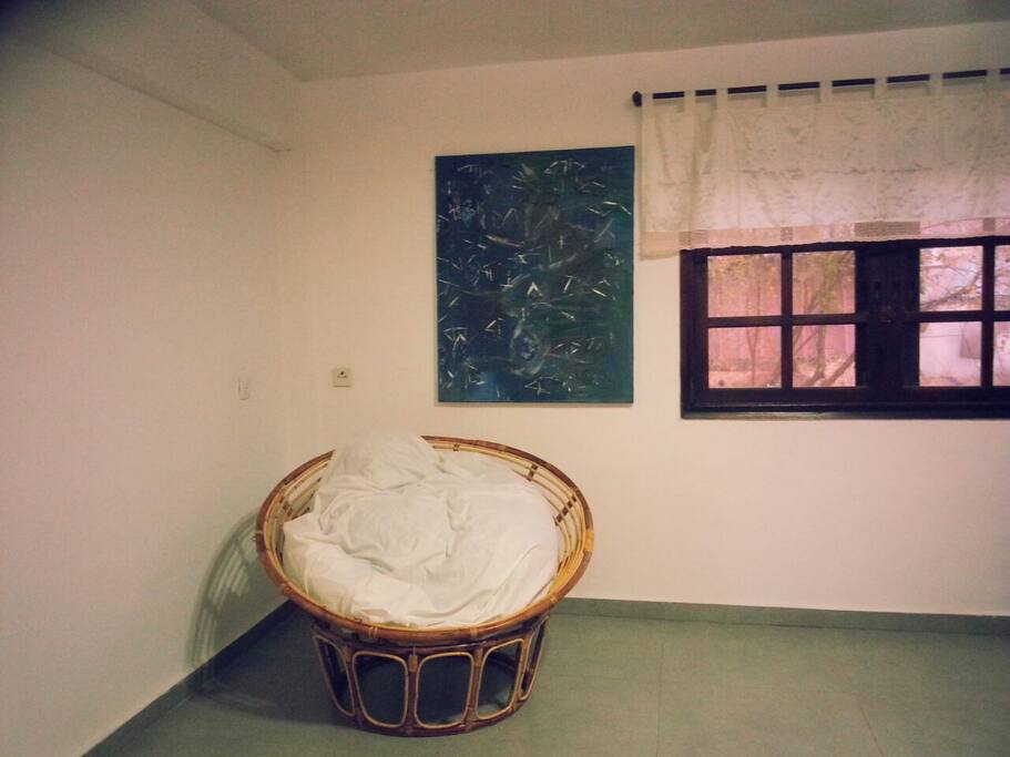 spacy living room