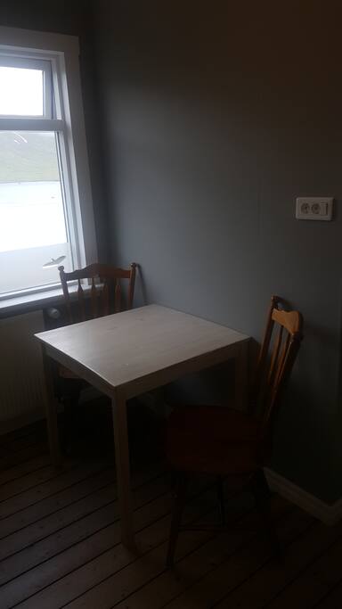 Small table in the kitchen