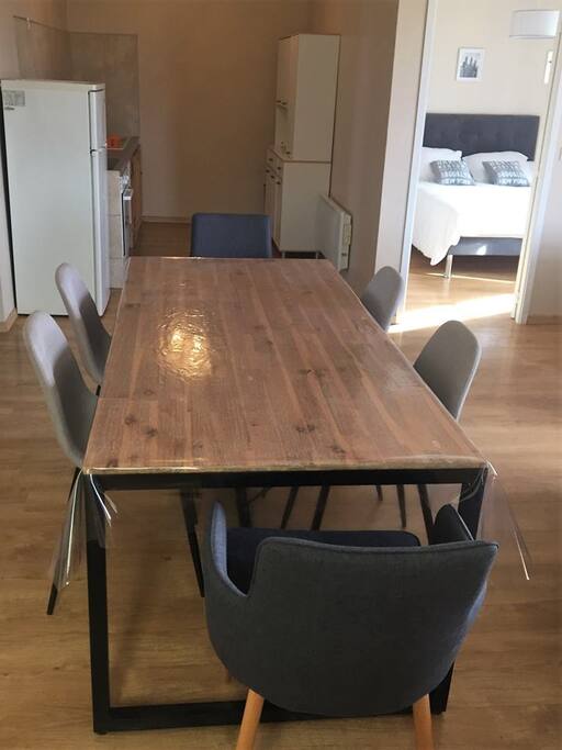 Gîte "le Héron" 6 personnes. Salle à manger