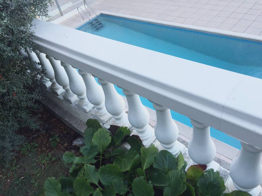 Jardin privatif surplombant la piscine
Giardino privato con sotto la piscina condominiale
Private garden just on the building pool