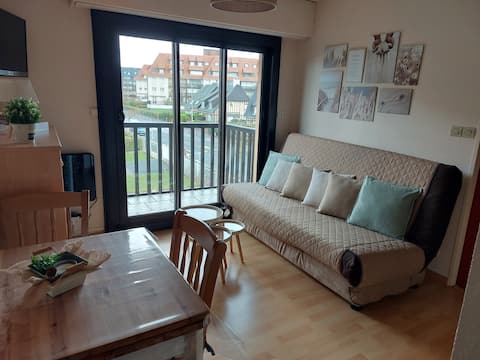 Propriété Airbnb réussie: Charming 2 rooms, 4 beds, 50 m from the sea à Villers Sur Mer