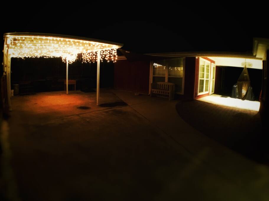 When you come into the gate at night this is what you see :-)