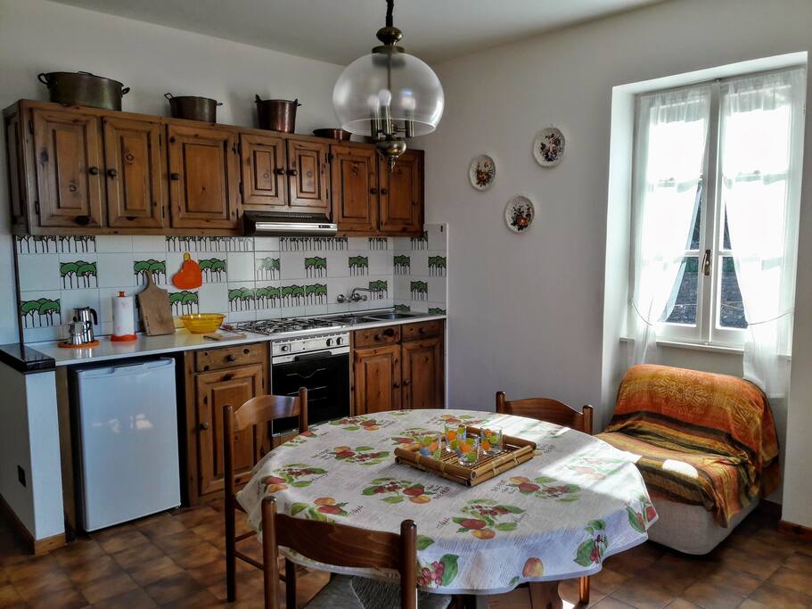 The bright living-room
