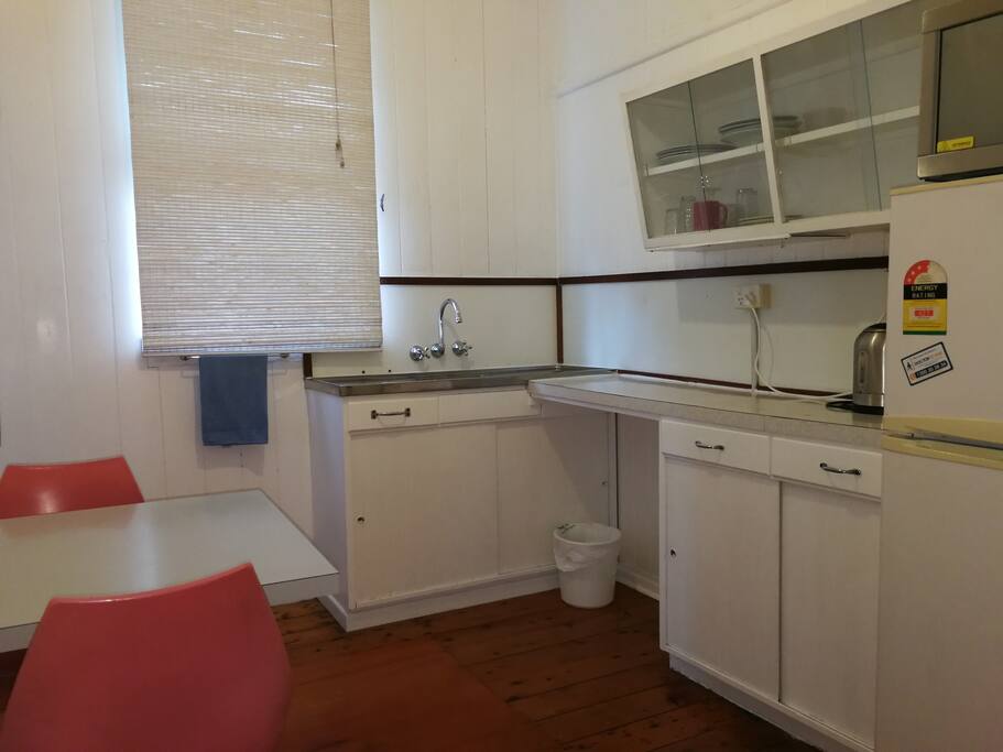 Fully equipped kitchen with