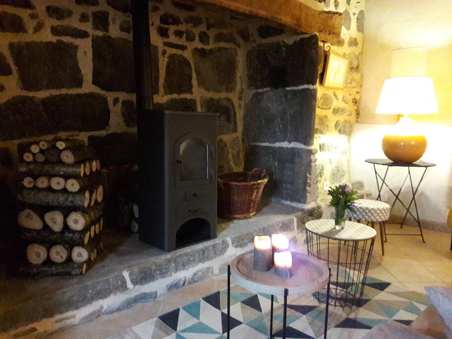 Cheminée traditionnelle