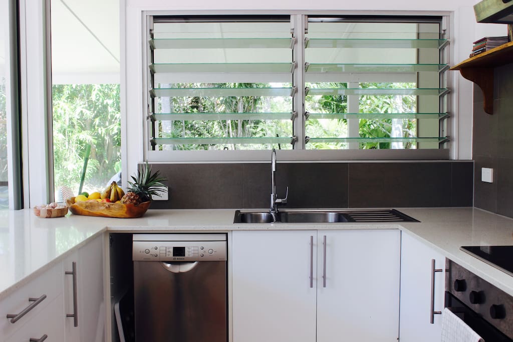 Modern kitchen with all the amenities.
