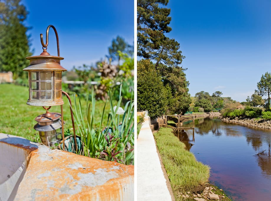 Au bord du Canal, beau jardin