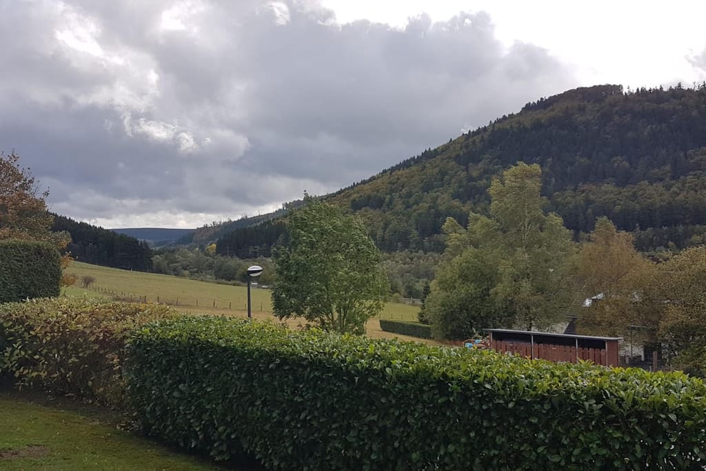 uitzicht vanaf terras