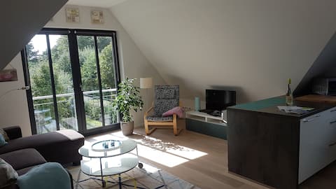 Top Airbnb: Chic, light-flooded apartment in Wyk in Wyk Auf Föhr