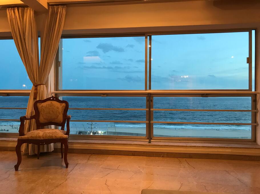 Living room sea view