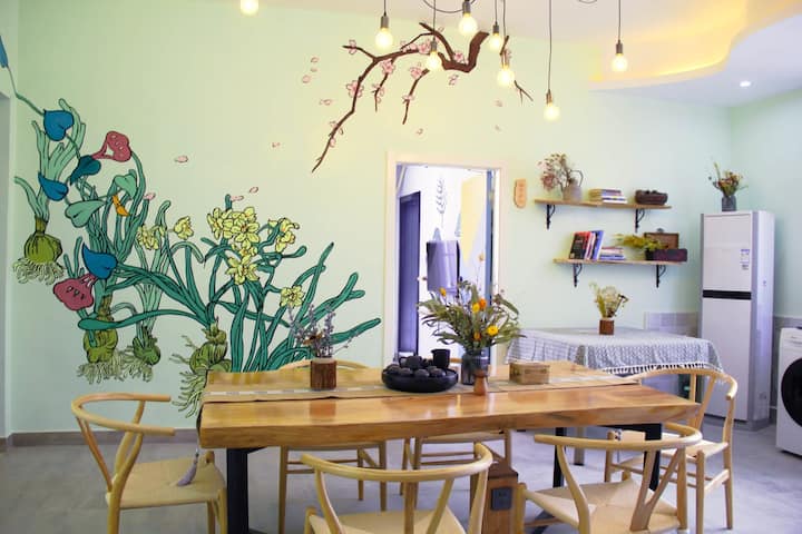 暖房 花屋 中国美院设计师民宿明月山温汤古井泉街天沐温泉2f花样年华妙不可言 Casas De Campo En Renta En Yichun Jiangxi China