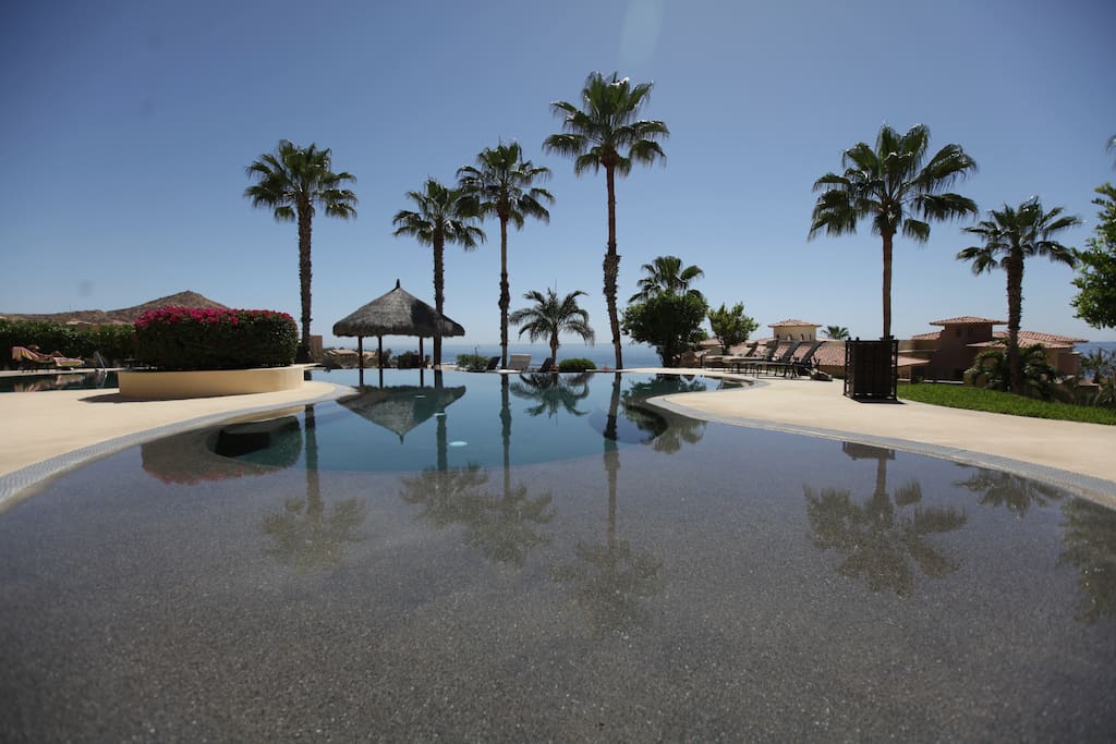 Numerous infinity pools are available for your enjoyment.